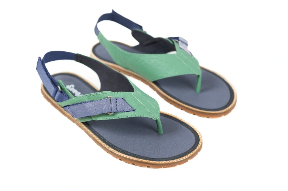 Босоногие сандалии Sambas the bambas Yemayá — сине-зелёные, фото 3