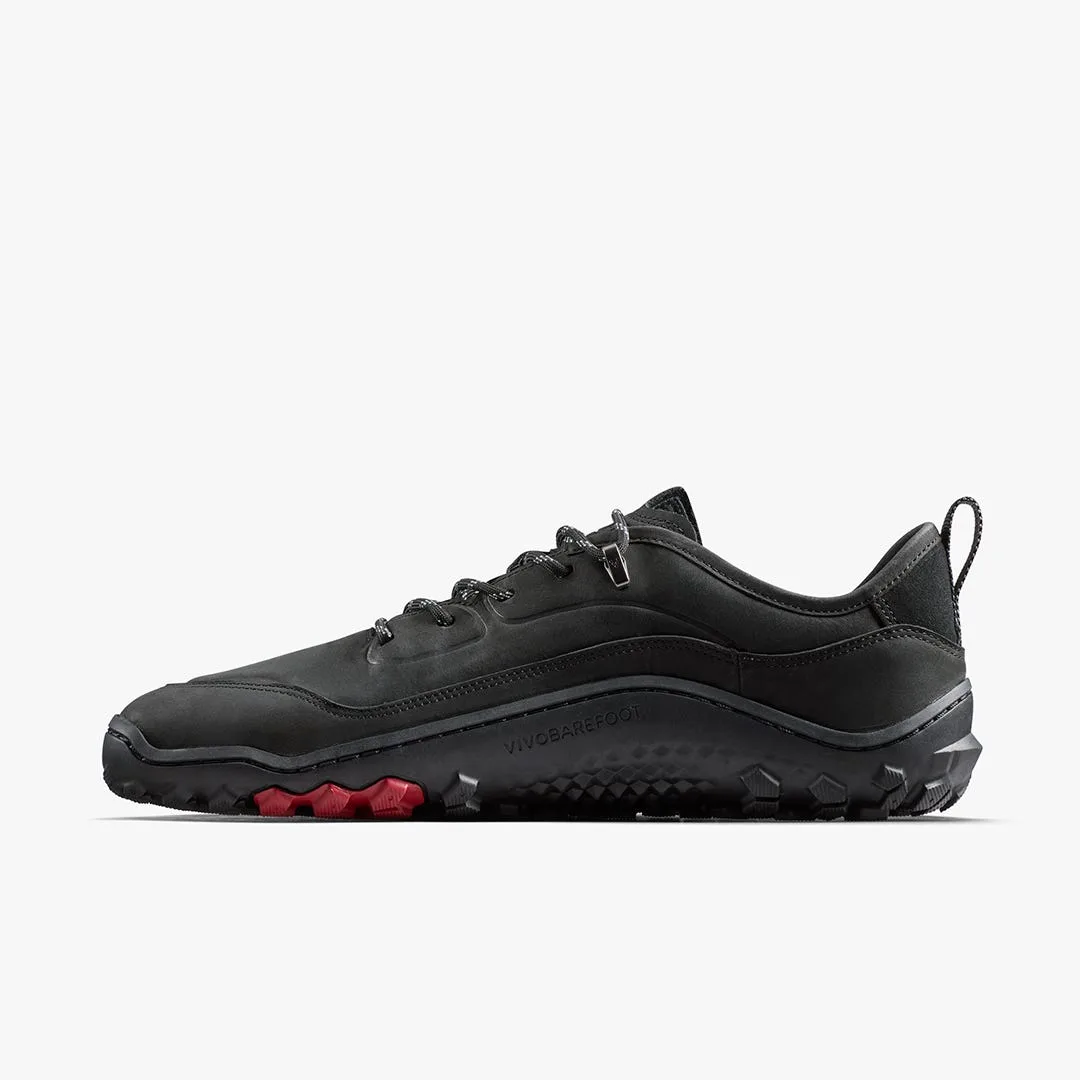 Кроссовки Vivobarefoot Tracker Leather AT Low II — мужская модель, чёрный, фото 3