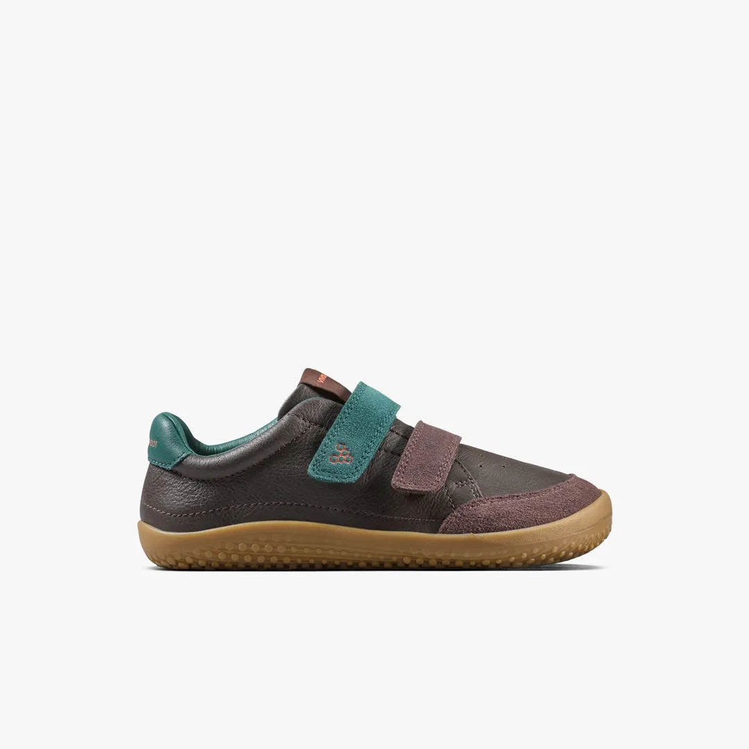 Кроссовки Vivobarefoot Gobi Sneaker — детская модель, коричневый