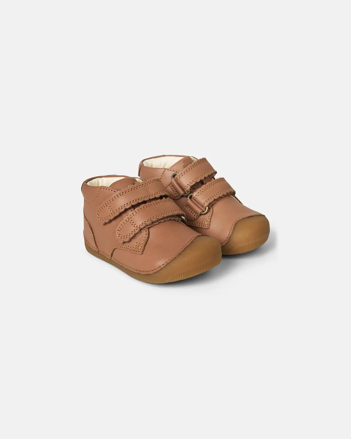 Детская босоногая повседневная обувь Bundgaard Petit Scallop Cognac — фото 1 из 3