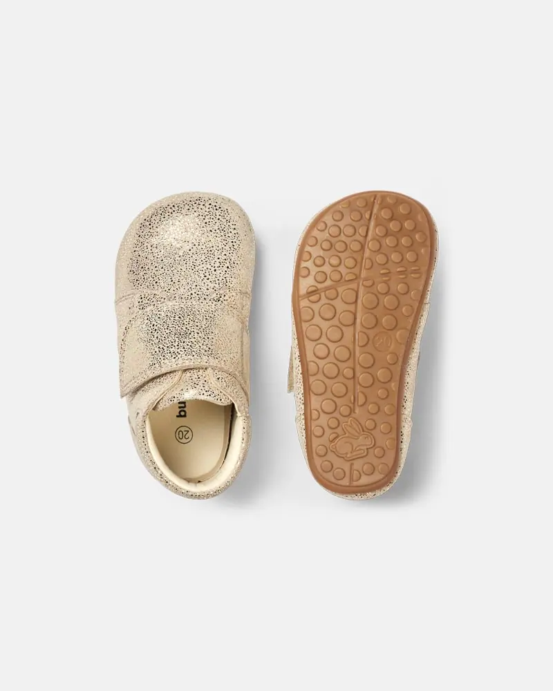 Детские босоногие домашние тапочки Bundgaard Tannu Ivory Gold, фото 2