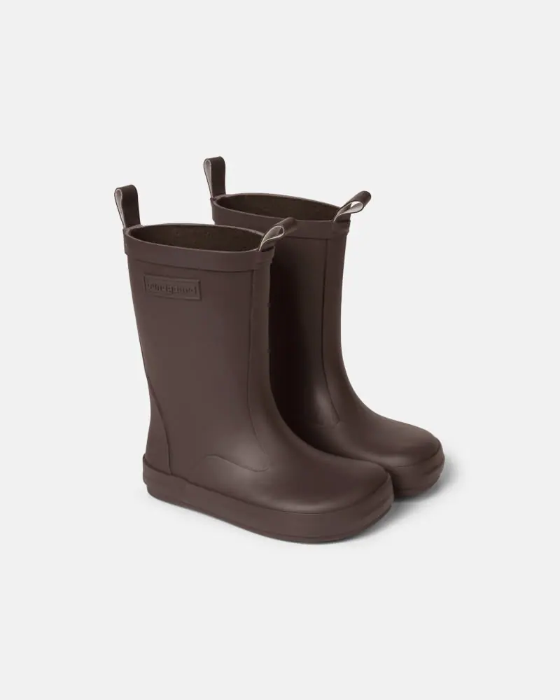 Детские босоногие резиновые сапоги Bundgaard Atlas Dark Brown