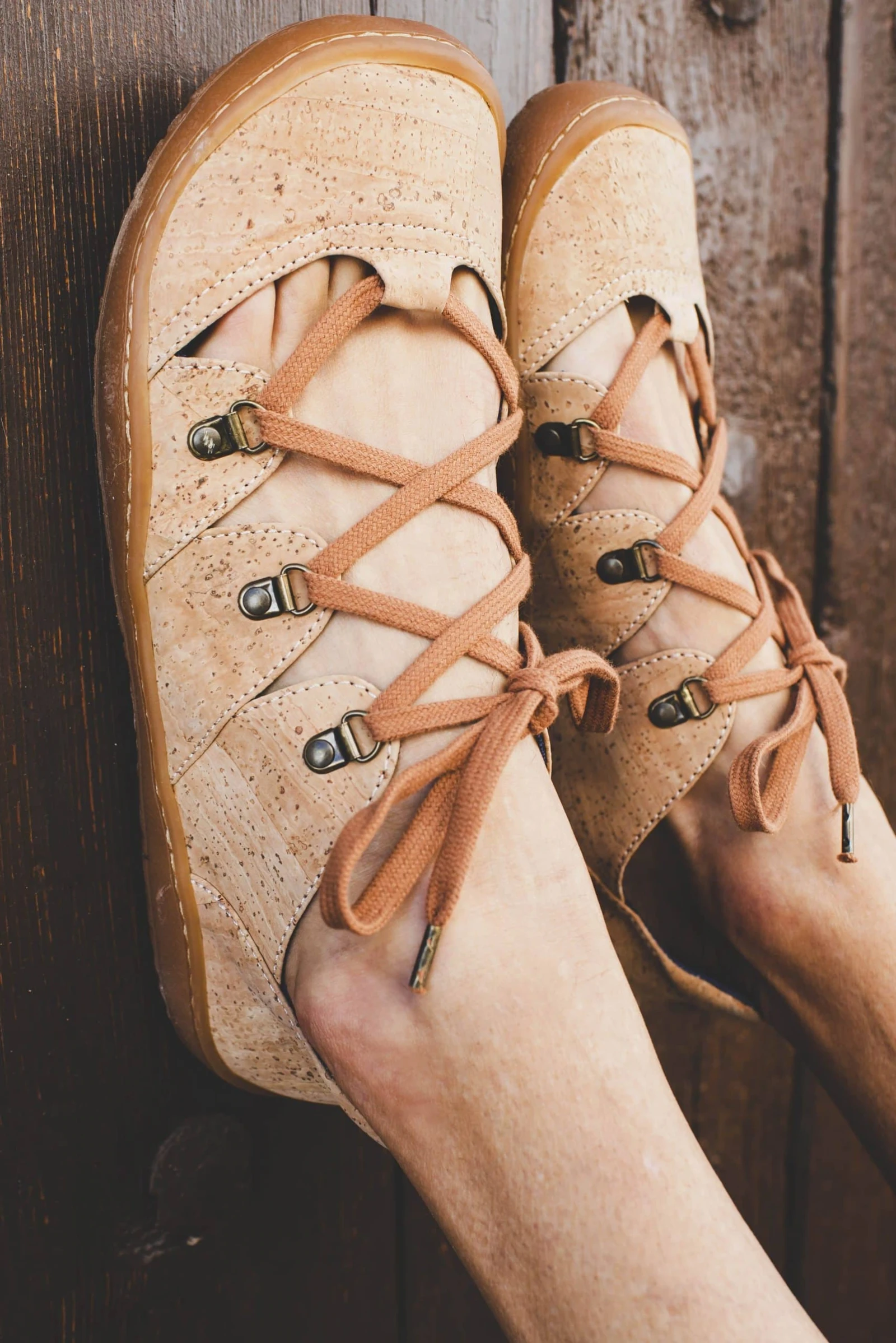 Босоногие сандалии Sambas the bambas Alcornoque — пробковые, фото 4
