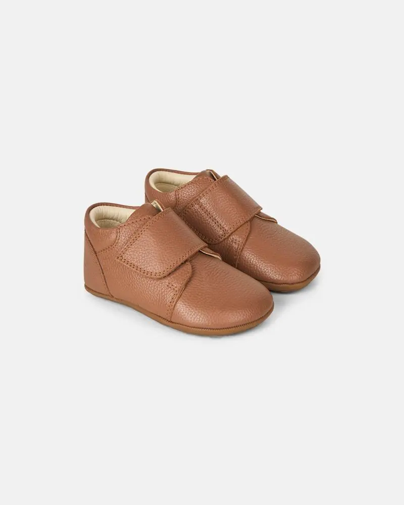Детские босоногие домашние тапочки Bundgaard Tannu Cognac