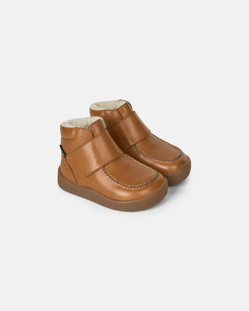 Детские босоногие зимние ботинки Bundgaard Marlow Cognac