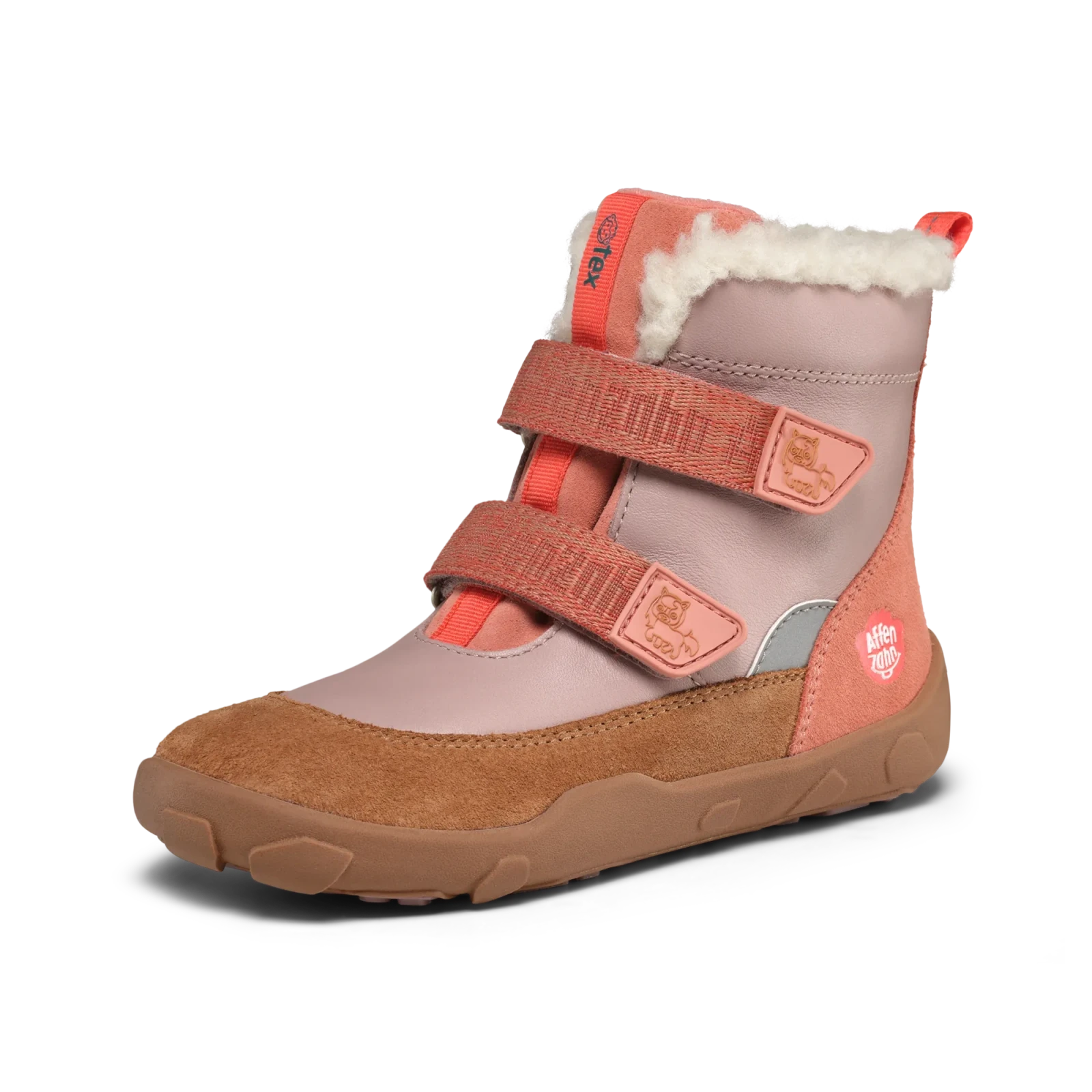 Зимние ботинки Affenzahn Winty Пони — коралловый, фото 3