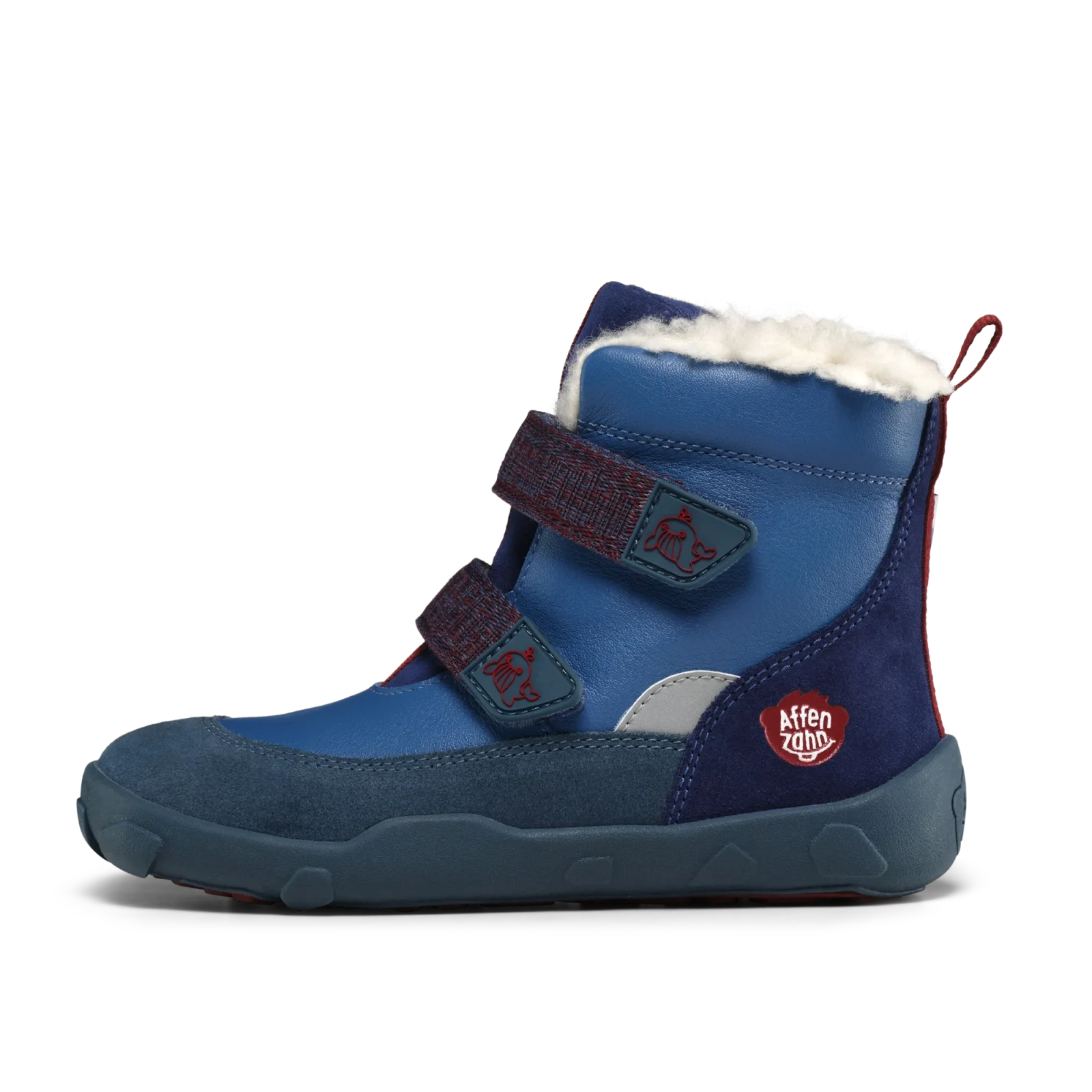 Зимние ботинки Affenzahn Winty Кит — синий, фото 5