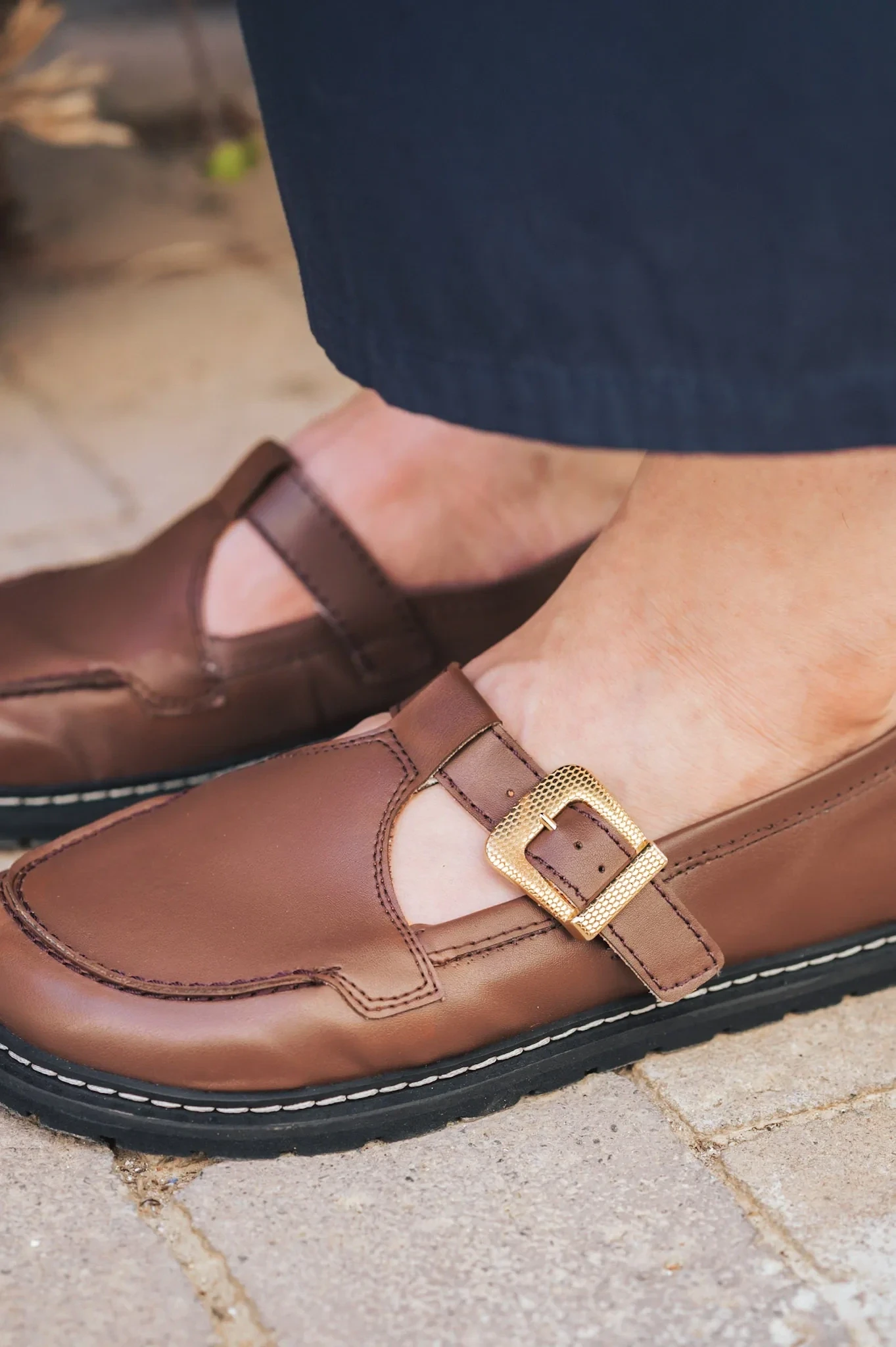 Босоногие туфли Sambas the bambas Gea — какао, фото 7